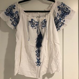 Parker off shoulder blouse